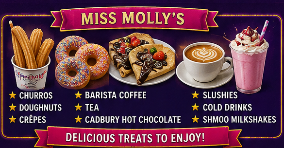 Miss Molly's food and drinks